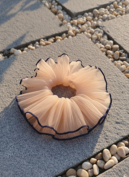 Dreamy Organza Volume Hair Tie (Coquette Style) pack of 2