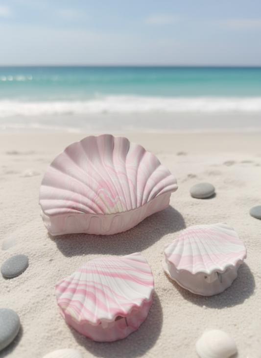 Aesthetic Mermaid Shell Hair clature set